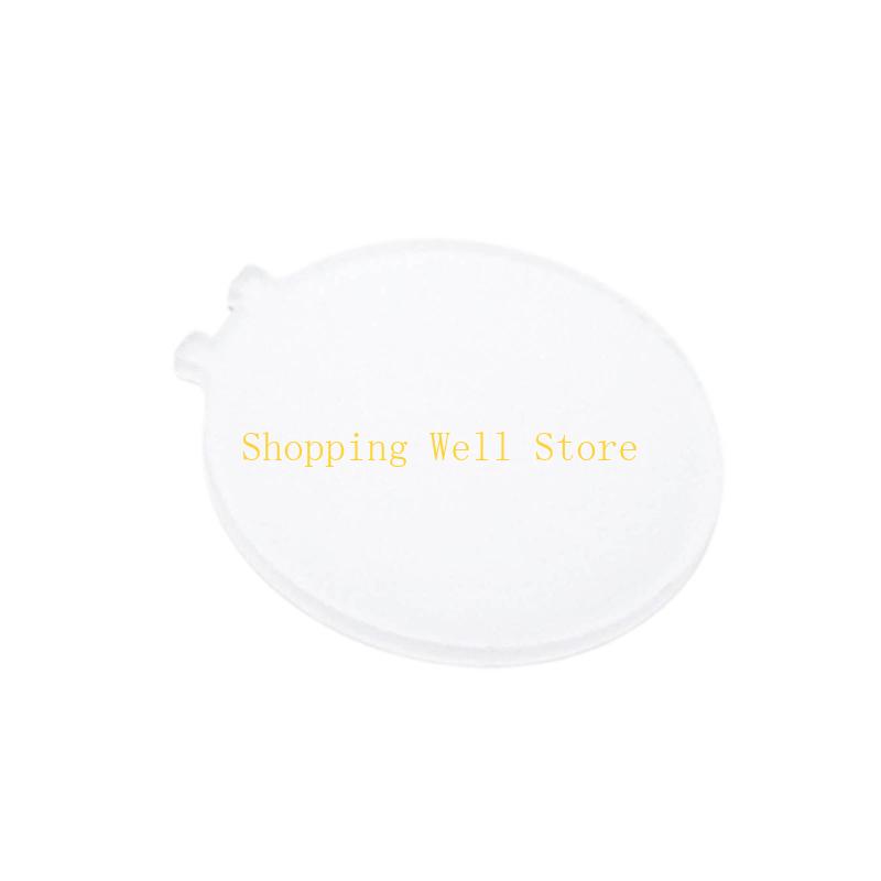 KX4B Clear Round Acrylic Sublimation Ornament Blanks with LED Light DIY Christmas Decor