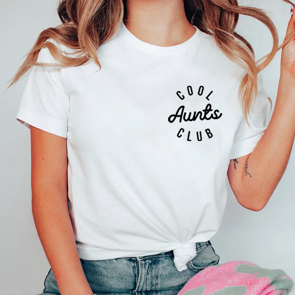 Cool Aunts Club Shirt Favorite Aunt Shirt Funny Cool Aunt Tee Cool Aunt Gift From Niece Trendy Shirts for Women Harajuku Y2k Top