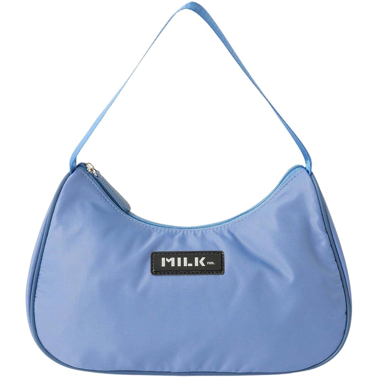 Женская сумка-тоут Milkfed с логотипом-пластинкой, светло-голубая