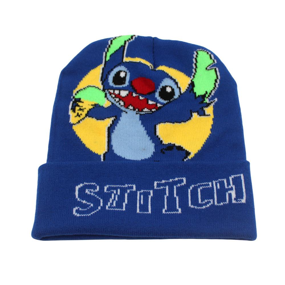 Cozy Knit Kawaii Kuromi Stitch Character Beanie Hat For Stylish Winter Warmth