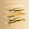 Metal Textured Electroplated Glass Phone Case Suitable for Samsung Galaxy S26 S25 S24 S23 S22 S20 FE/Ultra/Plus Anti Drop