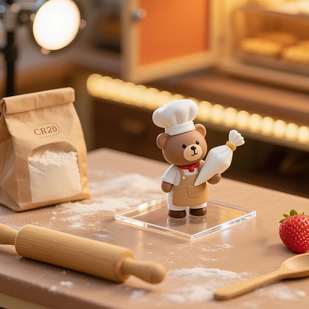 ziyue 6-Piece Acrylic Block Display Stand, 100mm Diameter x 10mm Thick, Square Acrylic Stand, Transparent Display Base