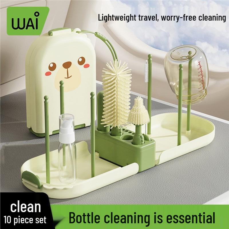 Wow Love Portable Baby Bottle Brush Set for Travel