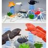 Japanese Ocean Monsters Gashapon Toys Macrocheira Kaempferi Wolf Fish Joints Movable Simulation Figure Model Ornaments Toys
