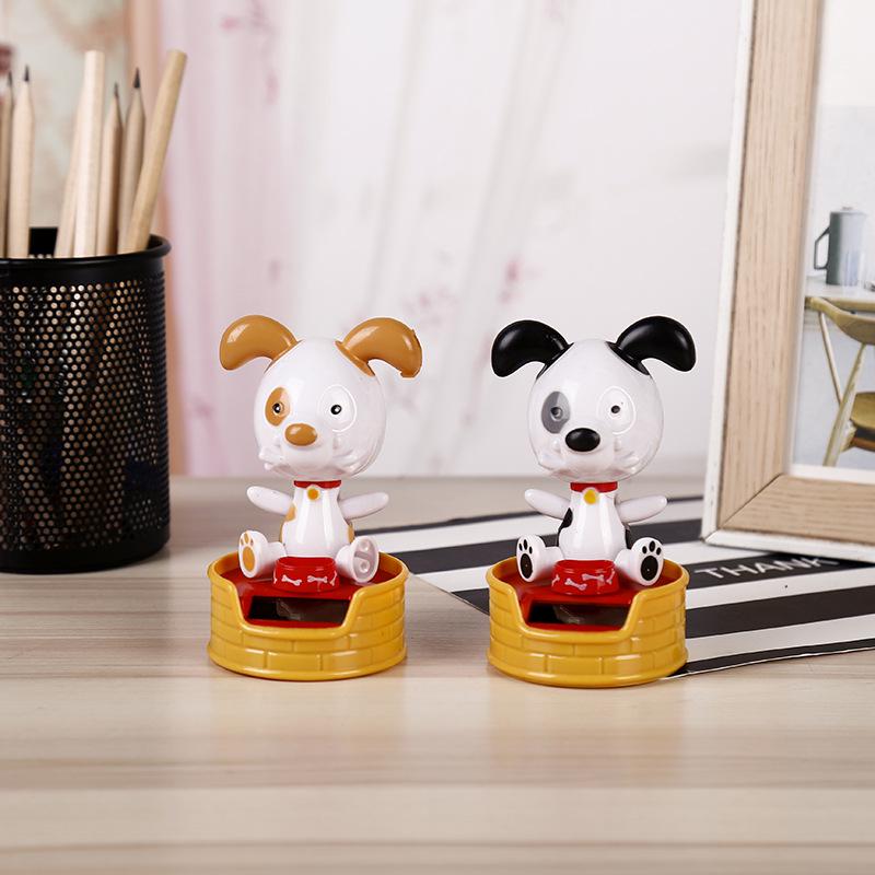 Creative Lucky Dog Car Ornament Figurine - Cartoon Toy Car Accessory Gift