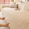 New Solid Color Linen Modern Simple Four-Season Universal One-Piece Sofa Cushion Cover Cloth Towel All-Inclusive
