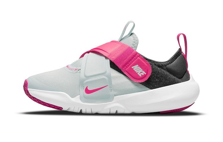 

Nike Flex Advance Casual Slip Resistant Abrasion Resistant Low top Kids Running Shoes Gray Pink Kids CZ0186-006 28