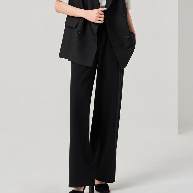 Iveni Women's Elegant Straight-Leg Trousers