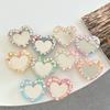 Heart Glitter Mirror Mobile Phone Airbag Bracket Wind Telescopic Paste Creative Ring Desktop Support Frame