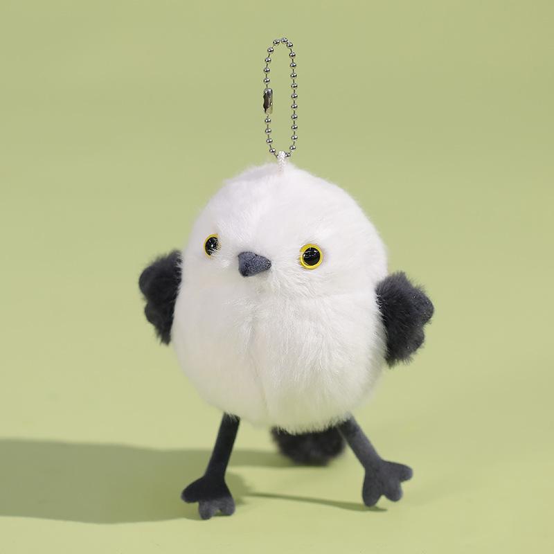 

Встряхните так же, как щебечет птица попугай трясет звук плюшевая игрушка фламинго кукла рюкзак кулон подарок на день рождения 12cm белый