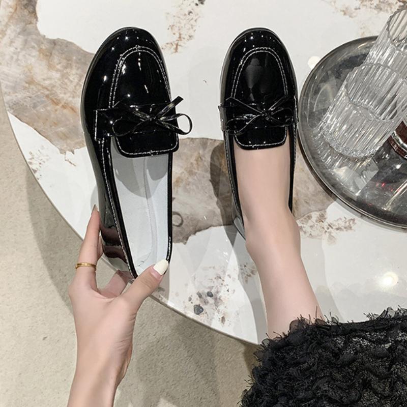 Женские повседневные туфли на плоской подошве — фото 7