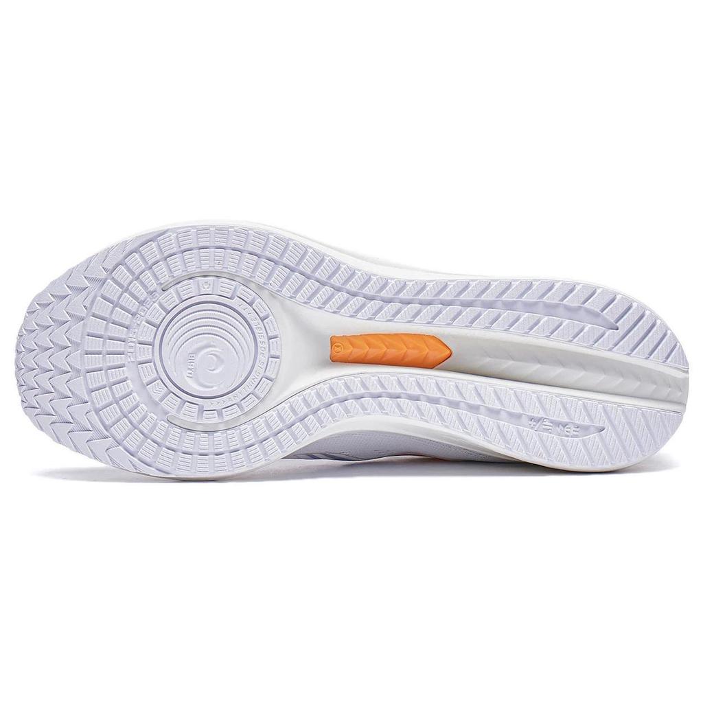 Li Ning Red Hare 6 Mesh, Textile Cushioning, Wear Resistant Low Top Running Shoes Women's White Orange ARMT016-17