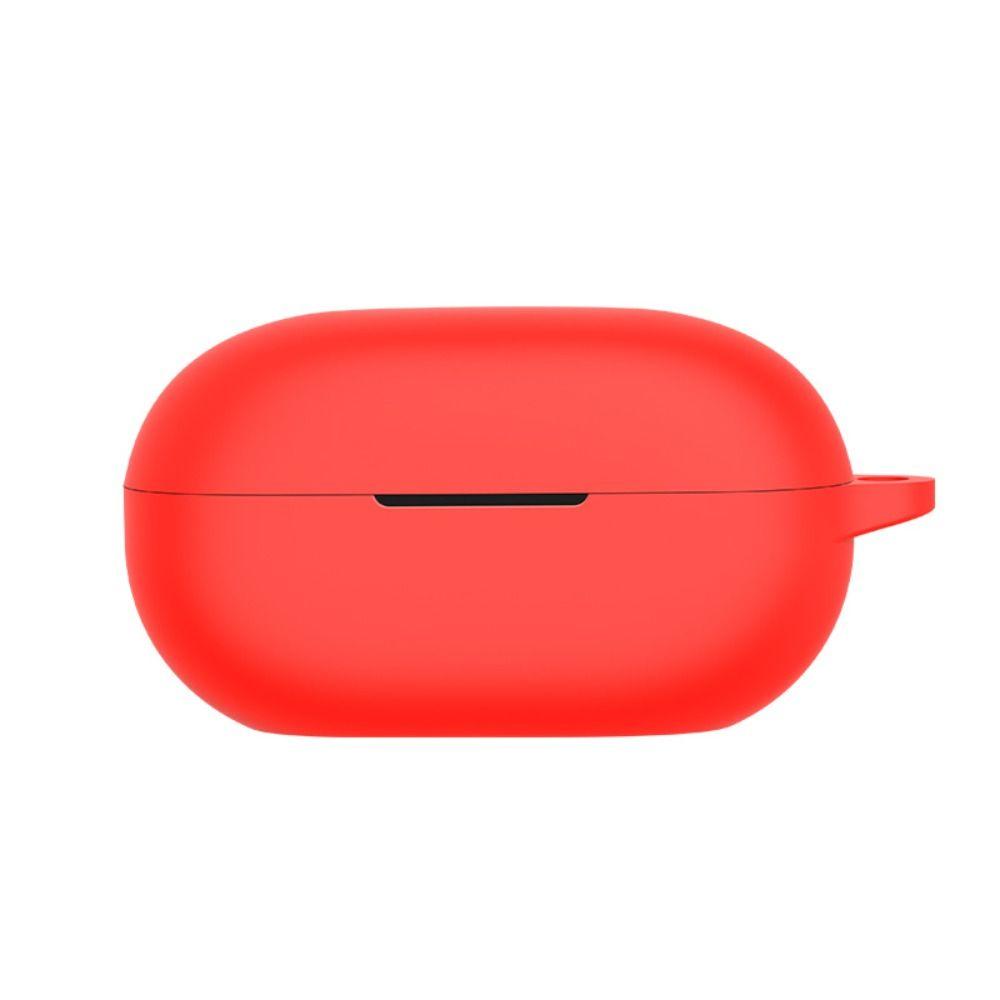 Capa de silicone para fones de ouvido Beats Solo Buds com gancho, protetor macio à prova de choque e anti-riscos, capa protetora de cor sólida