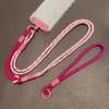 3-in-1 120cm Crossbody Handy-Hängeseil Nacken-Lanyard Armband Abnehmbares Handy-Lanyard Wasserbecher-Hängeseil