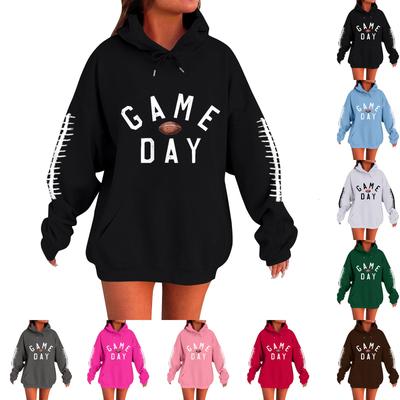 Womens Hoodies Oversized Sweatshirts Long Sleeve Casual Pullover Hooded Sweatshirt Tops