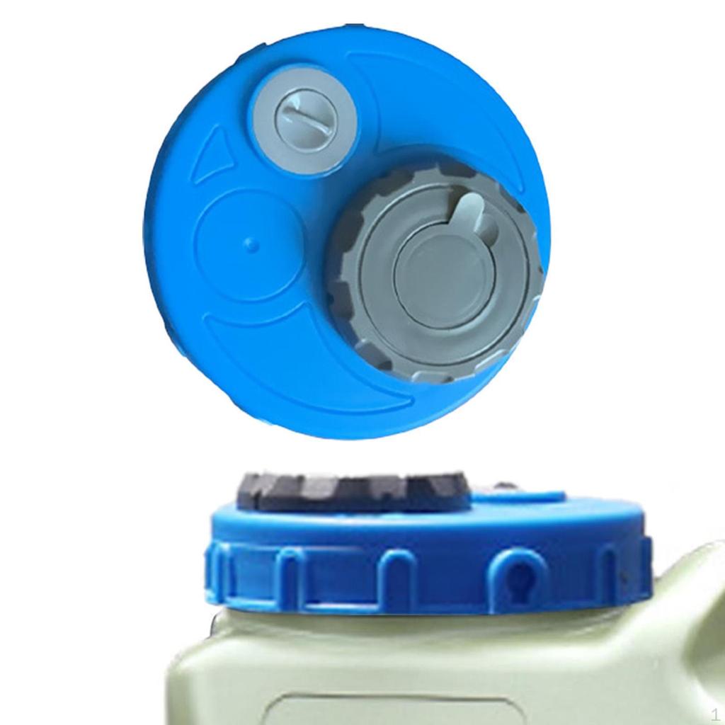 Water Cover Portable Threaded Double Lid Leakproof for Garden Transportation Tank Hiking Juice