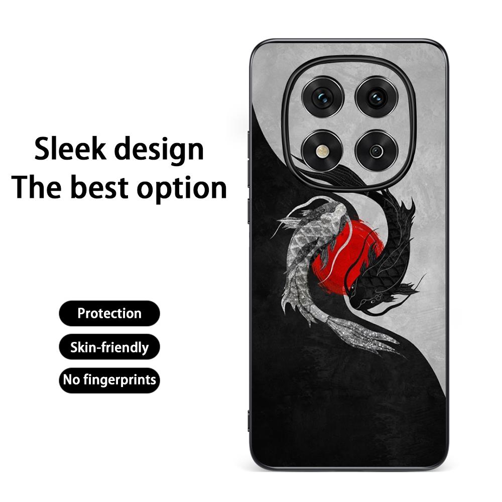 

Japanese art font design Phone Case For Redmi Note 14 13 12 11 Pro Plus S 5G 14C A3 Soft Black Phone Cover Redmi Note 11S 5G
