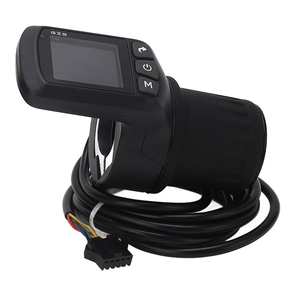 Electric Bike Meter Kit ABS LCD Display Panel Half Handle Grip and 5P Common Wire 24V 36V 48V 60V