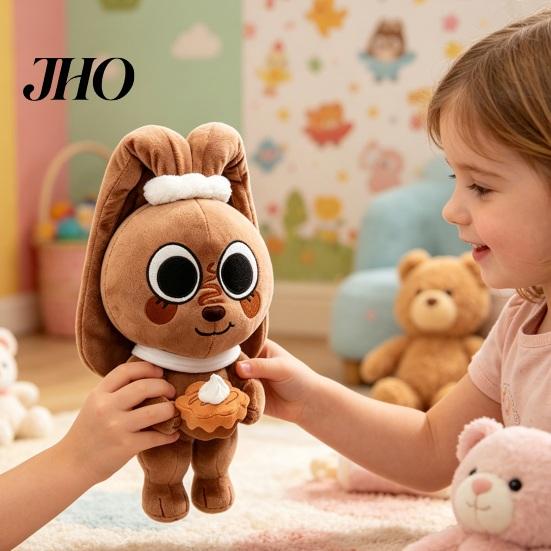 Plush Doll Gift Cartoon Horror Doll, Soft Stuffed Animal Toy for Game Fans, Collectible Gaming Cute Ragdoll Kids Boys Girls, Birthday Friends