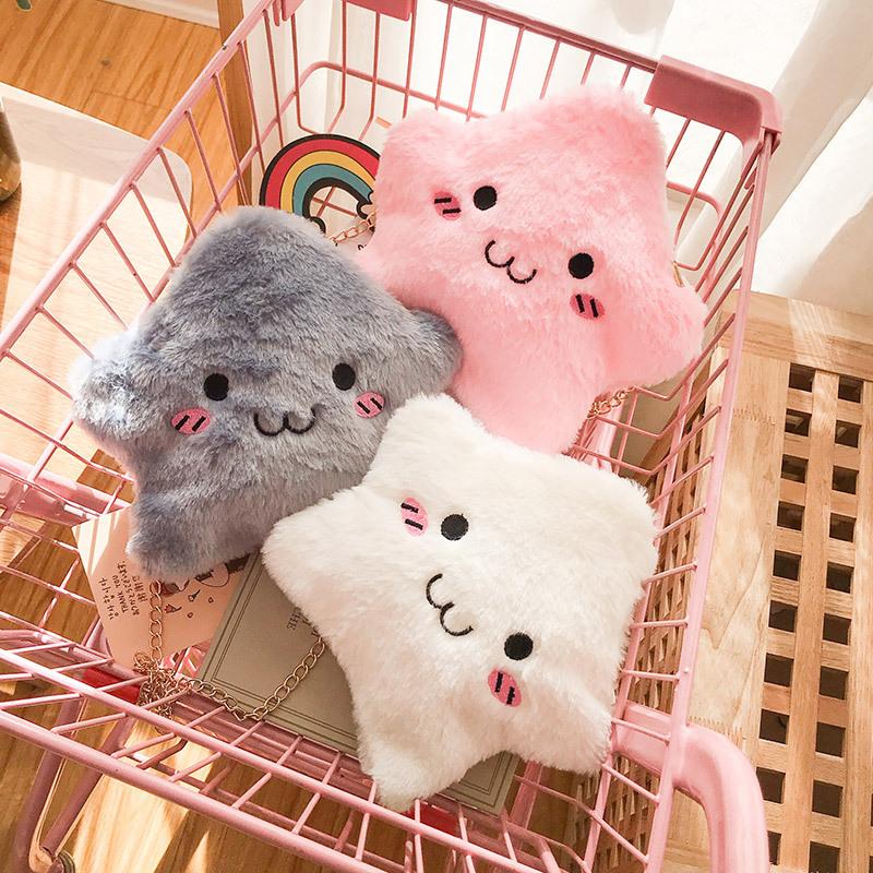 

Жіноча сумка сумка 2024 нова модна корейська версія мила плюшева сумка сумка через плече сумка-мессенджер цільна доставка