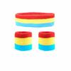 Fitness 1 Set Men/Women Wrist Support Sport Wristbands Headband +Wristbands Towel Sweat Bands
