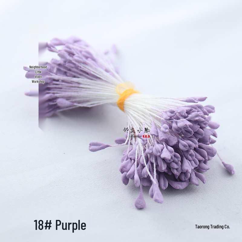 Korean Flat-Head Matte Flower Buds for DIY Hair Accessories