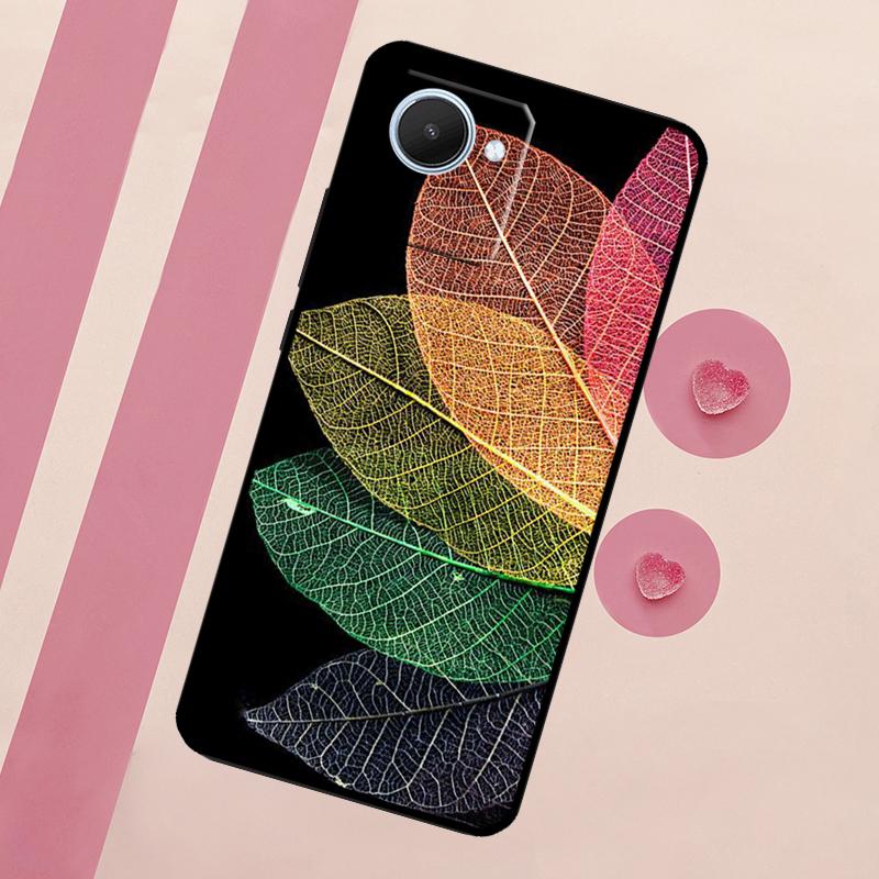 Colorful Leaves For Realme 15 10 11 12 13 14 Pro Plus C65 C67 C75 C63 C61 C55 C51 C53 C35 GT6 GT7 Pro Case