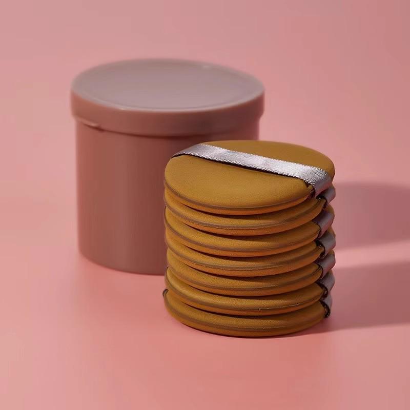 Morandi Mini Coffee Cup Dual-Use Marshmallow Cushion Foundation Puff