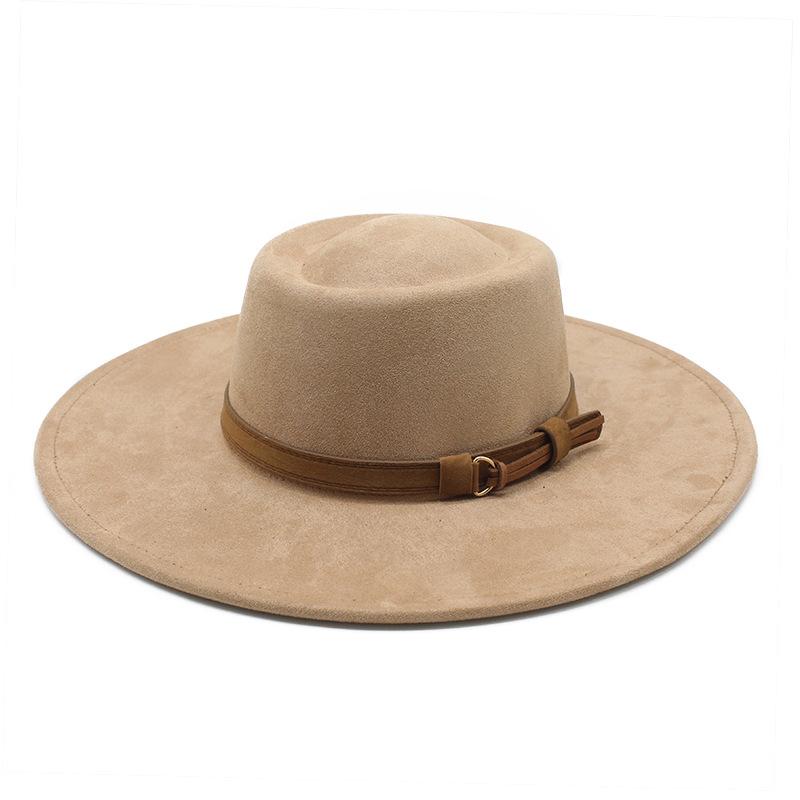Cappello da Cowboy Stile Western da Donna con Ampio Bordo Protezione Solare Cappello Estivo da Esterno