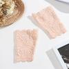 Fashion Half Finger Sunscreen Lace Gloves Fingerless Mittens Driving Gloves Short Gloves
