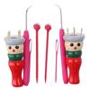 Handiwork Wooden French Knitter Tool Red Knitting Yarn Crochet Homemade Rope Tie Weaving Tools