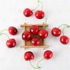 10 Pair False Cherries Artificial  Decorations Simulations Cherries Fruit False Fruit Model Kitchen Photo Props Drop Ship