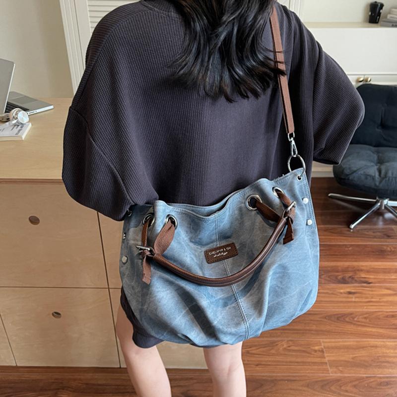 Yogodlns Fashion Minimalist PU Leather Shoulder Bag Casual Large Capacity Tote Bag For Women's Trendy Large Commuting Handbag