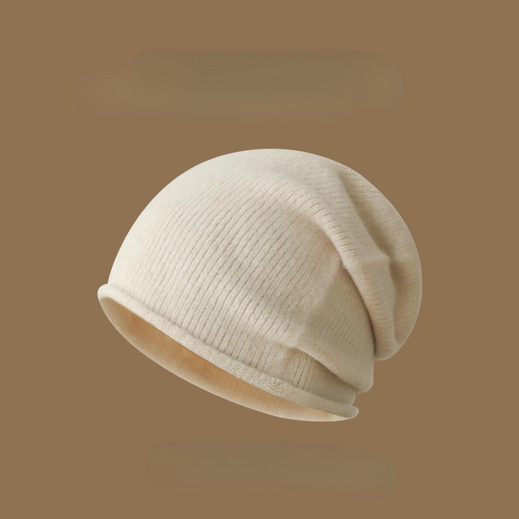 

Wool Blended Beanie Hat For Men And Women Warm Breathable Winter Autumn Casual Apricot