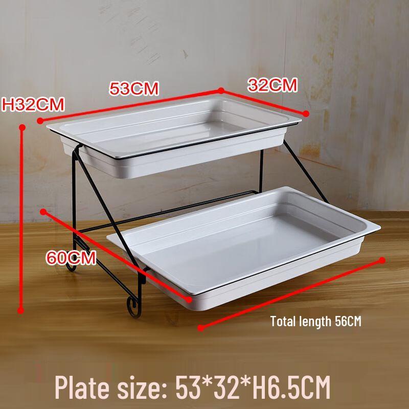 Nierxin Multi-layer Melamine Buffet Food Display Cover