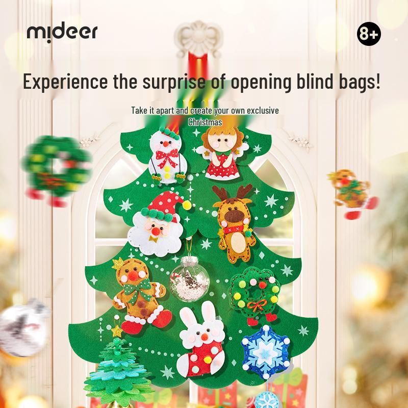 

Mideer DIY Deer Christmas Tree Blind Box Set - Handmade Decoration & Small Gift Toy