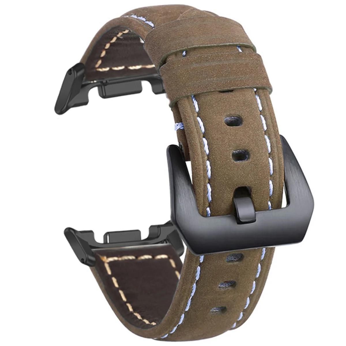 

Leather Strap for Samsung Galaxy Watch Ultra 2025 High Quality Vintage Frosted Band for Galaxy Watch 8/8Classic 46mm Accessories Galaxy Watch Ultra