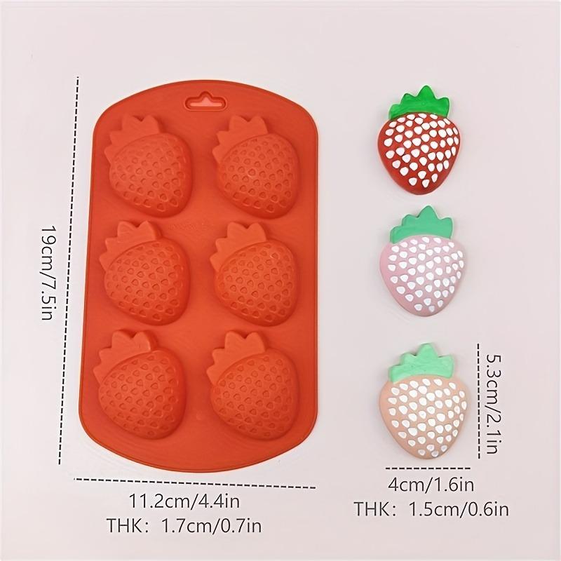 Silicone Fruit Shaped Freeze Molds, Food-Grade Flexible Bakeware, for Ice Cubes, Chocolate, Cake Decoration