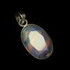Natural Opal Pendant 23 ct Oval 925 Sterling Silver Gems October Birthstone for Gem Collections