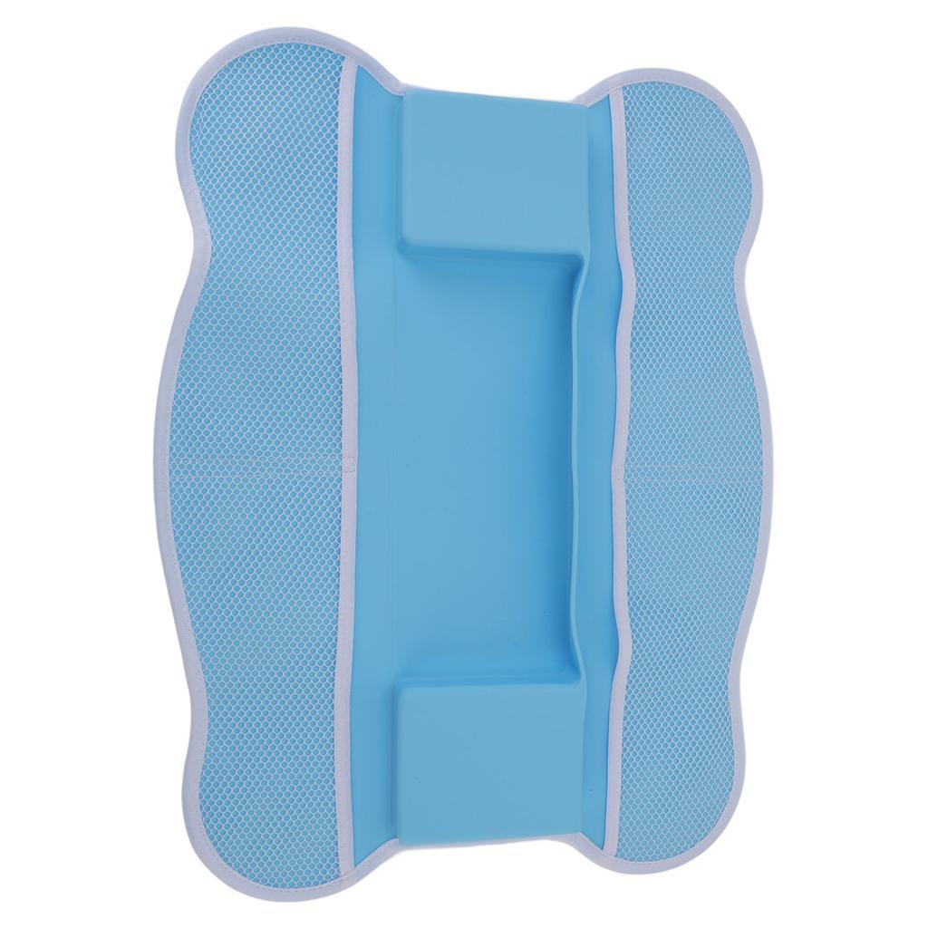 Bathtub Splash Guard with Double Sided Mesh Pockets Bath Tub Shelf Toy Holder Storage for Toddlers with Suction Cups