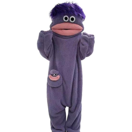 Grappige Draagbare Grote Mond Onesie Pyjama voor Kinderen, Volwassenen, Gezellige Fleece Huis Kleding, Met Capuchon Zacht Pluche Eendelig Jumpsuit