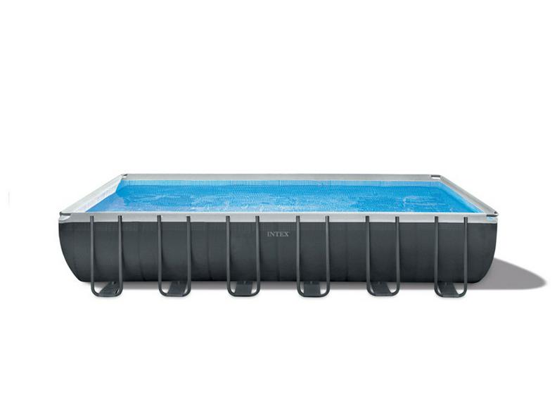 INTEX 26364 Super Large Family Rectangular Frame Pool with Complete Accessories