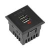 5V 2.1A Double USB Type-C QC Power Panel Socket Embedded USB Desktop Receptacle AC Power Charging Module