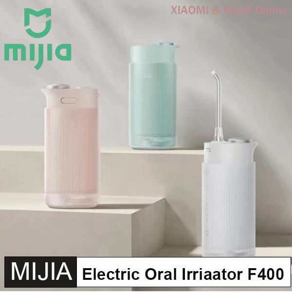 Neuer MIJIA Elektrischer Mundduscher F400 Tragbarer Wasserstrahl-Zahnseide Zähne aufhellen Zahnplaque entfernen 200ML