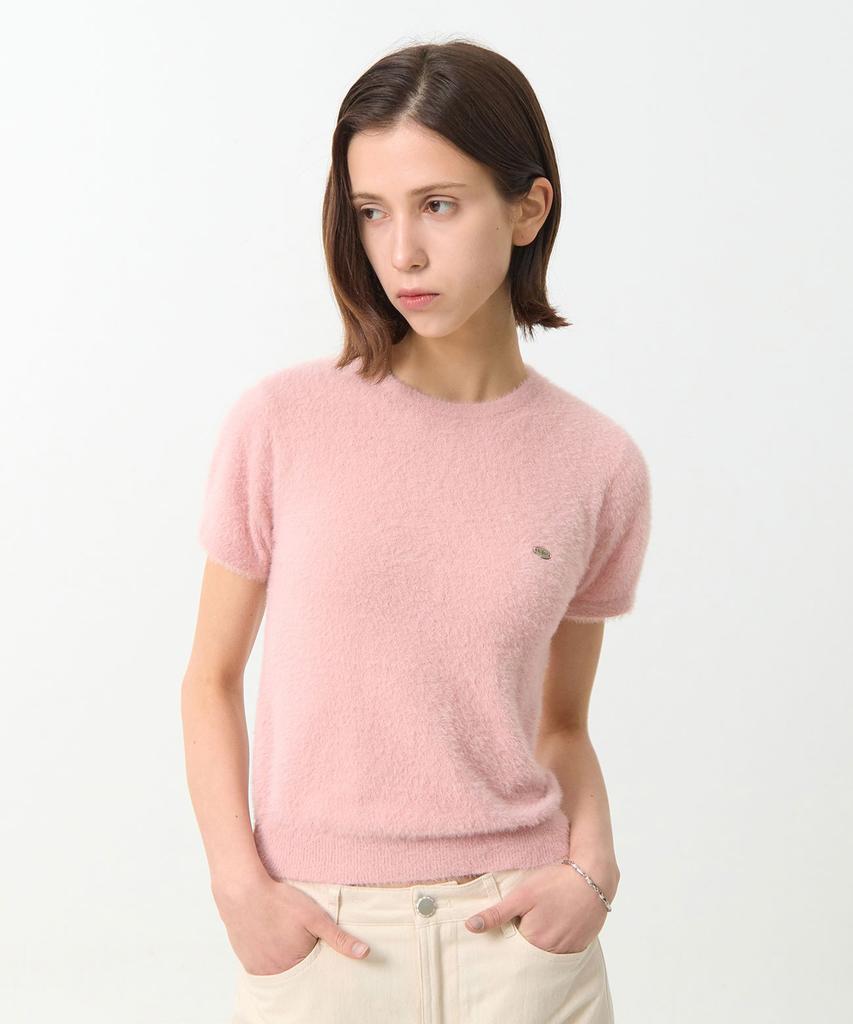 Yujen Soft Round Half Knit_Dust Pink