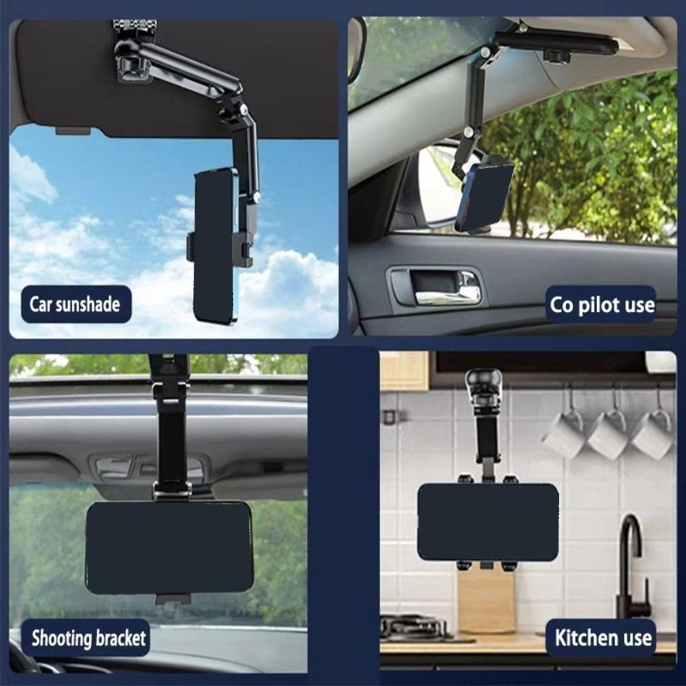 Universeller Sonnenblenden-Handyhalter Multifunktionaler Navigationshalter Fahrzeughalterung