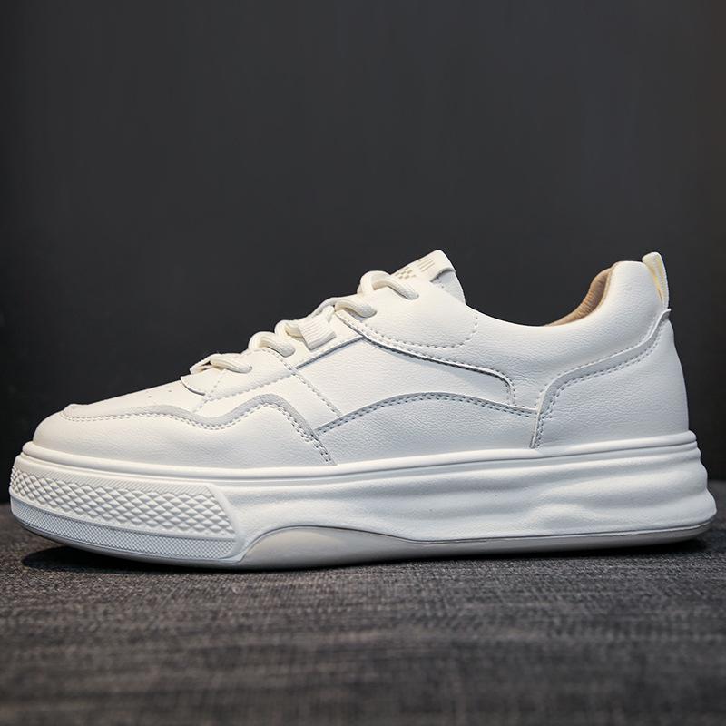 

Маленькие белые туфли, женские весенние новые студенческие повседневные универсальные кроссовки из натуральной мягкой кожи на толстой подошве 39