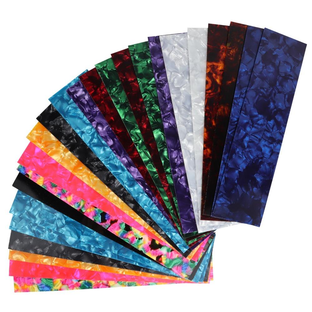 25Pcs Random Color Guitar Pick Punch Celluloid Guitar Parts Accessories  Stringed Instrument