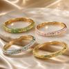 Colorful Vintage Cloisonne Bangle Enamel Women's Hand Bracelet  Stacking Wear