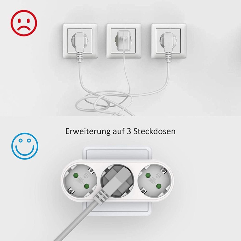 Safety Door Adapter Converter 16 A 250 V AC EU Power Plug Outlet Conversion Socket  Travel Use